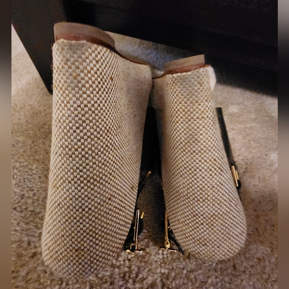 Tory Burch Brown leather Wedge platforms - Picture 7 of 7